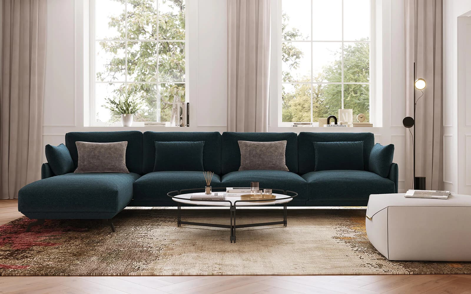 Balma in a furnished setting