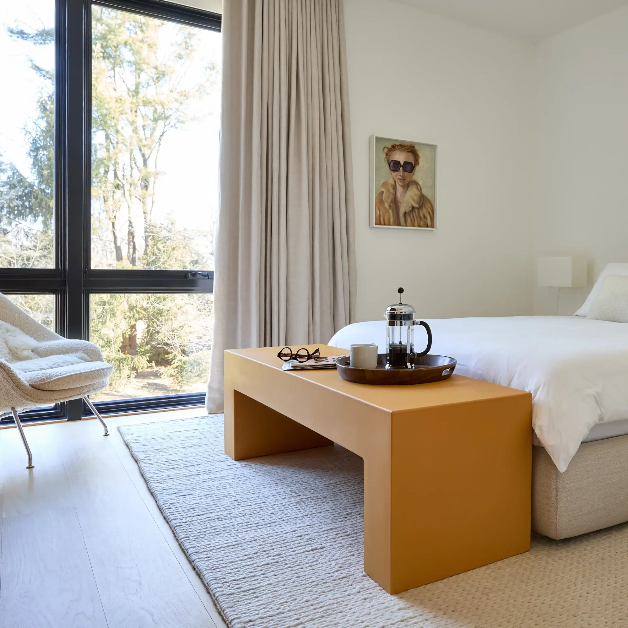 Vignelli Bench in a furnished setting