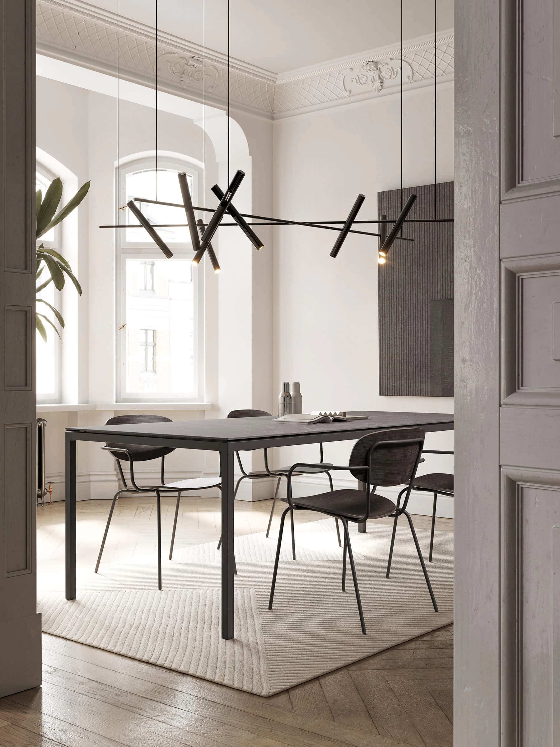 Silueta Chair in a furnished setting
