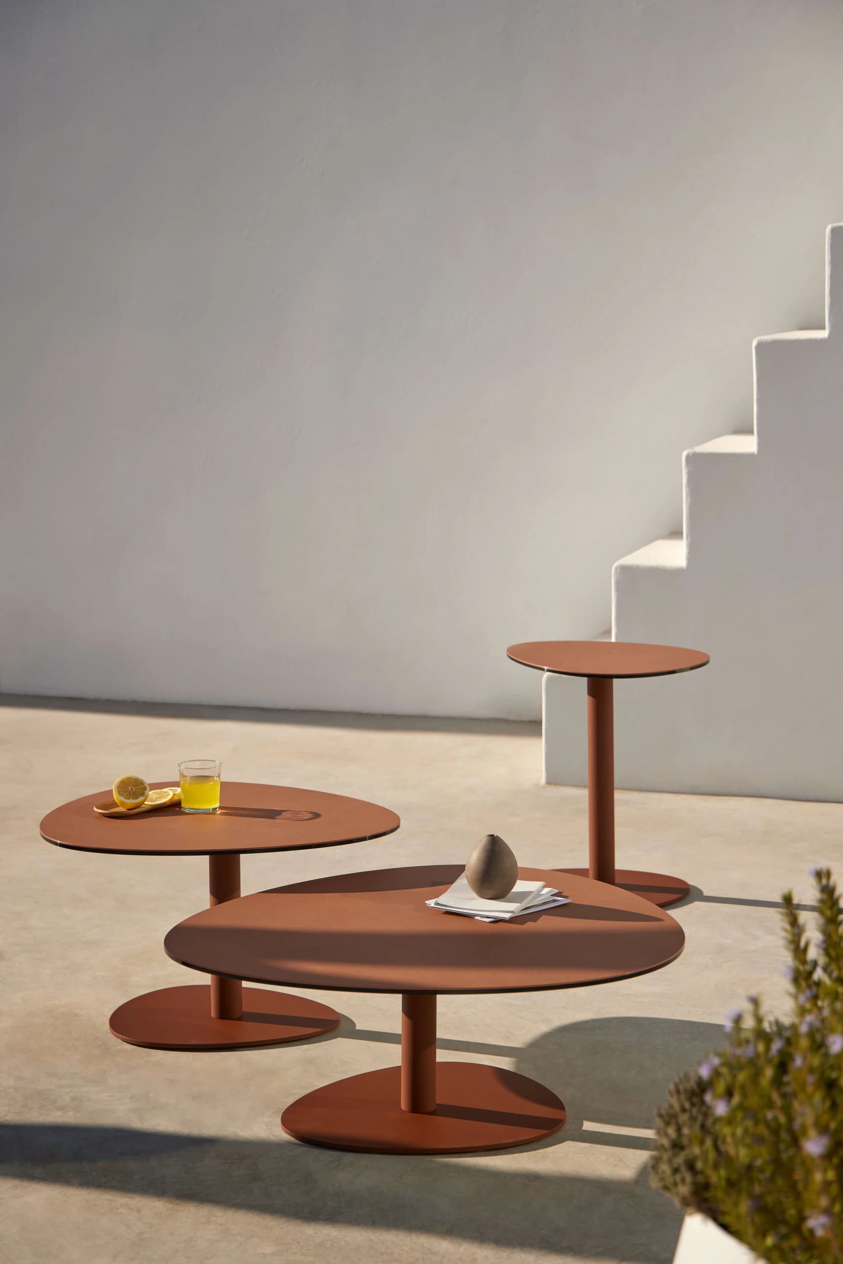 Stone Coffee Table in a furnished setting
