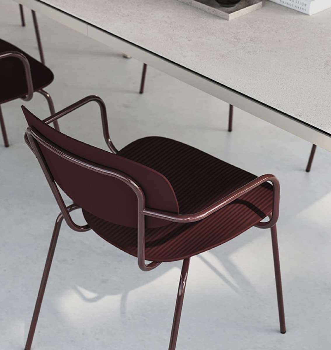Musola Vairea outdoor chair for restaurant terraces