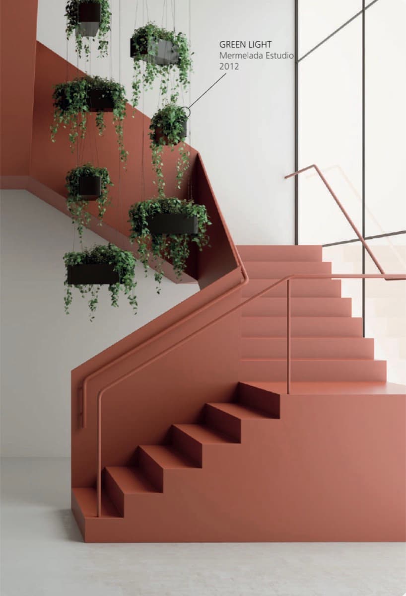 Green Light Planter in a furnished setting