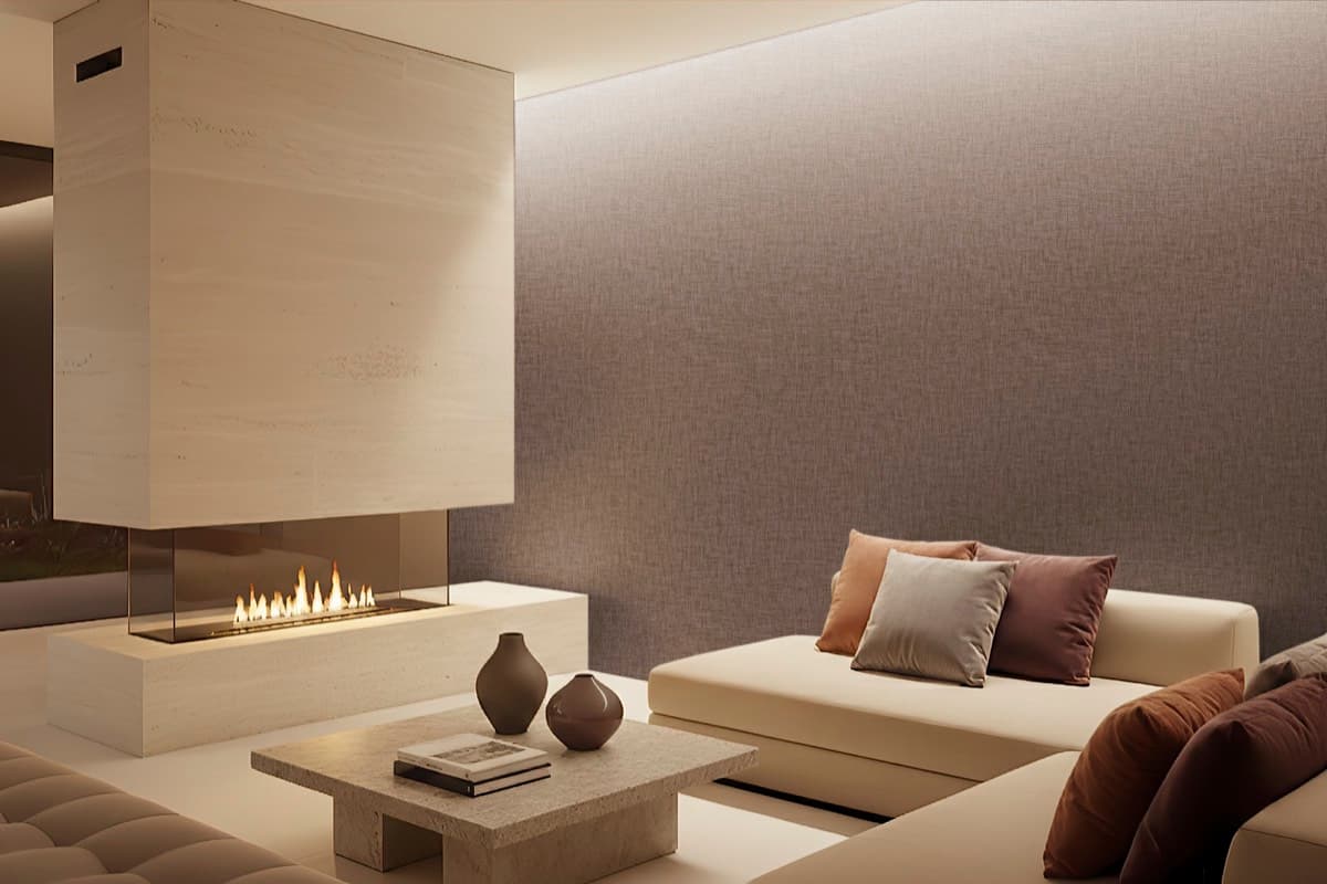 Close-up detail of Creavalo recycled textile panel texture